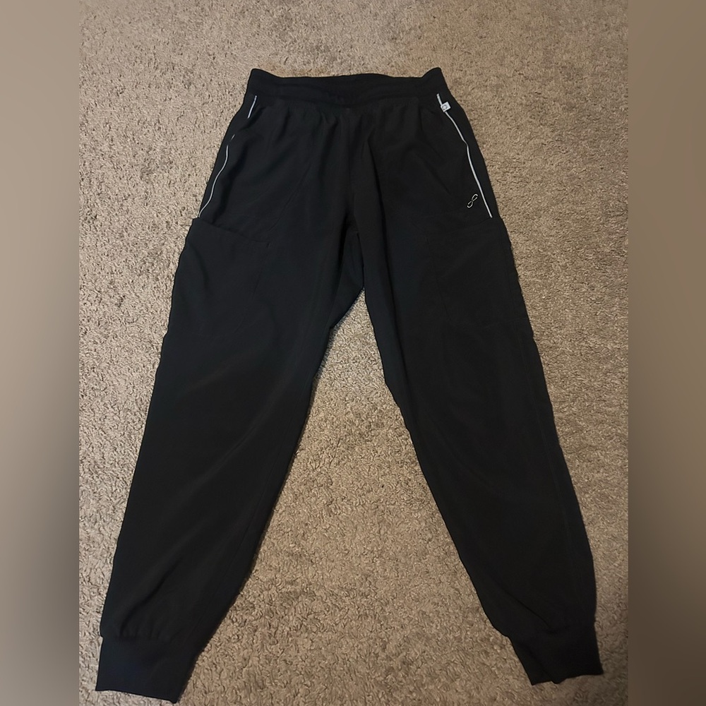 Black Jogger Scrub Pants